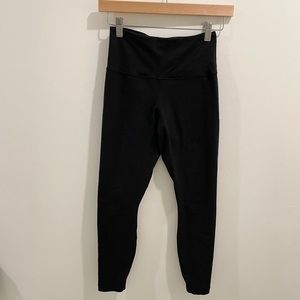 90 Degrees by Reflex Black Active Workout Leggings